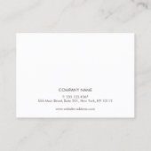 Carte De Visite Prolongations roses Gold Lash Instructions (Dos)