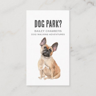 Carte De Visite Promeneur de chien mignon Soins pour animaux de co