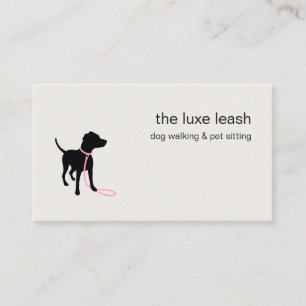 Carte De Visite Promeneur de chiens Garde d'animaux Toiletteur   S