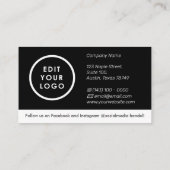 Carte de visite Promo (Dos)