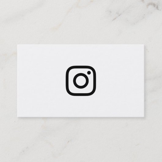 Carte De Visite promo d'instagram (Devant)