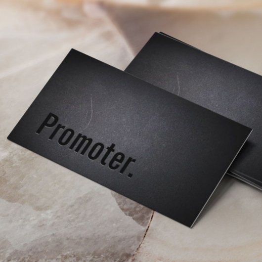 Carte de visite Promoteur Black Out professionnel