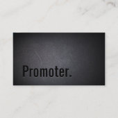Carte de visite Promoteur Black Out professionnel (Devant)
