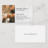 Carte De Visite Promoteur du parti | Propriétaire du club | Planif (Devant / Derrière)