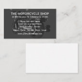 Carte De Visite Promotion d'affaires de thème de moto (Devant / Derrière)