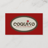 Carte De Visite Promotion de Coquito (Devant)