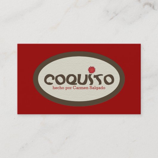 Carte De Visite Promotion de Coquito (Devant)