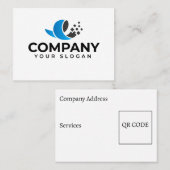 Carte De Visite Promotion de l'entreprise personnalisée (Devant / Derrière)