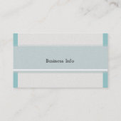 Carte De Visite Promotion géométrique Abstraite Pastel Sky Blue (Dos)