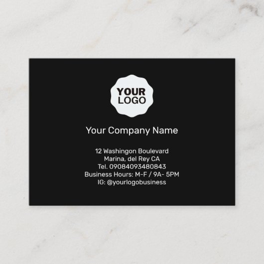 carte de visite promotionnel 2023 - Lundi Début (Devant)