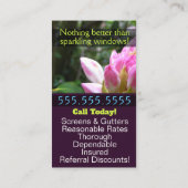 Carte De Visite Promotionnel personnalisable d'affaires de (Dos)