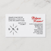 CARTE DE VISITE PROMOTIONS DE SUPERSTAR (Dos)