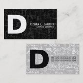 Carte De Visite promouvoir le nom professionnel personnalisé (Devant / Derrière)