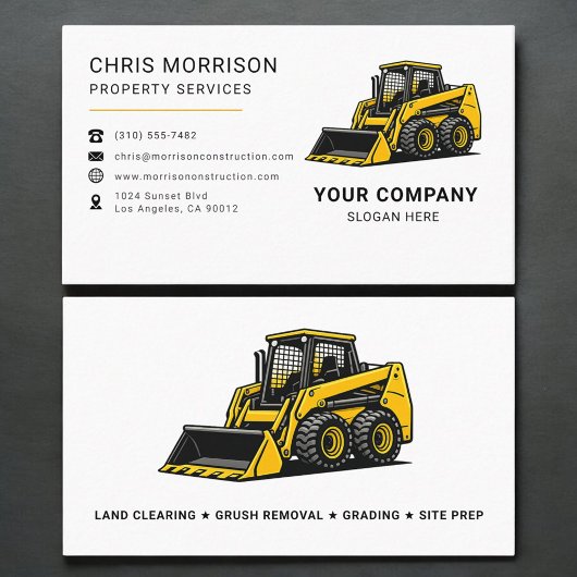 Carte De Visite Property Services Construction