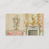 Carte De Visite Proposition pour un intérieur de salon, 1755-60 (Dos)