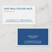 Carte de visite propre (Devant / Derrière)