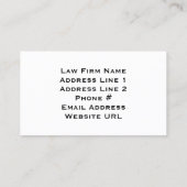 Carte De Visite Propre, Moderne Et Élégant Avec Ligne Frontière Bu (Dos)