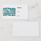 Carte De Visite Propre & Serein (Devant / Derrière)