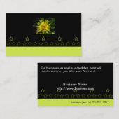 Carte De Visite propriétaire de petite entreprise, pandelion (Devant / Derrière)