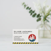 Carte De Visite Propriété de construction | Immobilier (Debout devant)