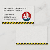 Carte De Visite Propriété de construction | Immobilier (Devant / Derrière)