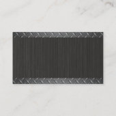 Carte De Visite Propriété de la maison | Métal | Construction (Dos)