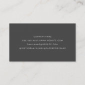 Carte De Visite Propriétés | Constructeur de maisons | Architectur (Dos)