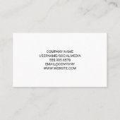 Carte De Visite Propriétés de construction | Artisans  (Dos)