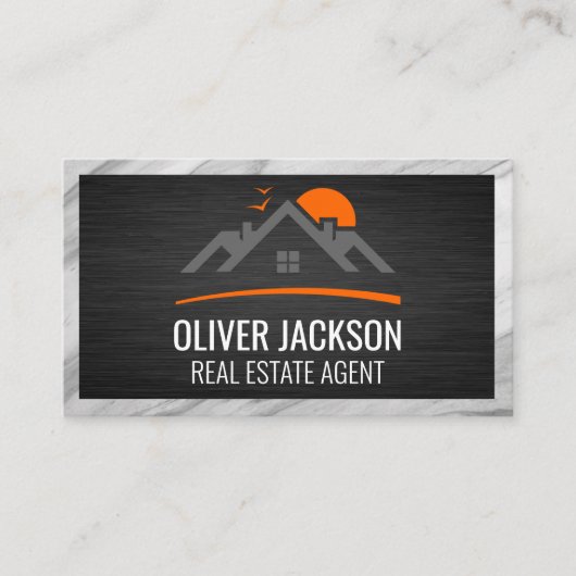 Carte De Visite Propriétés des maisons immobilières | Bordure de m (Devant)