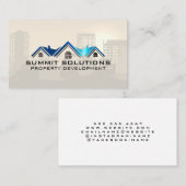 Carte De Visite Propriétés immobilières | Construction (Devant / Derrière)