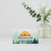 Carte De Visite Propriétés locatives | CABINE | Forêt (Debout devant)