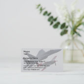 Carte De Visite Propulseurs d'habitacles de pilotes d'avions à (Debout devant)