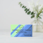 Carte De Visite Protection de la cybersécurité professionnelle mod (Debout devant)