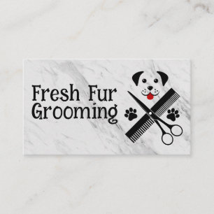 Carte De Visite Protection des animaux Outils de coupe des cheve