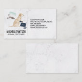 Carte De Visite Protection des animaux | Savons de lavage de chien (Devant / Derrière)