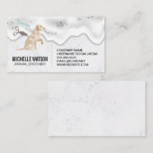 Carte De Visite Protection des animaux | Sondes de lavage de chien (Devant / Derrière)