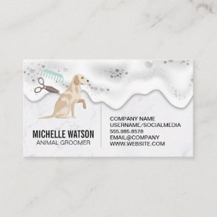 Carte De Visite Protection des animaux   Sondes de lavage de chien