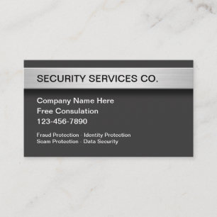 Carte De Visite Protection et services de sécurité