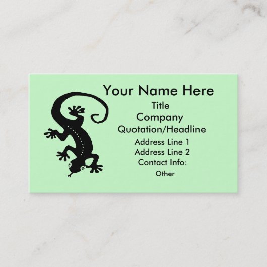 Carte De Visite Prototype Gecko 1 (Devant)