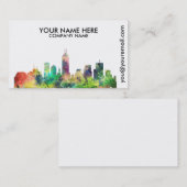 CARTE DE VISITE PS D'HORIZON D'INDIANAPOLIS, INDIANA - (Devant / Derrière)