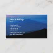 Carte De Visite Psaume 121 ; 1-2 | Christian (Dos)