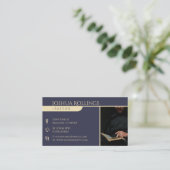 Carte De Visite Psaume 121 ; 1-2 | Inspiration chrétienne (Debout devant)