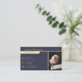 Carte De Visite Psaume 121 ; 1-2 | Inspiration chrétienne (Debout devant)