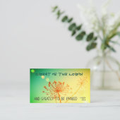 Carte De Visite Psaume 145:3 Grand est le Seigneur, Bible Verse (Debout devant)