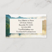 Carte De Visite Psaume 23 1-3 L'Éternel est mon berger (Dos)