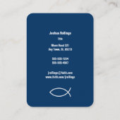 Carte De Visite Psaume 23 - Chrétien (Dos)