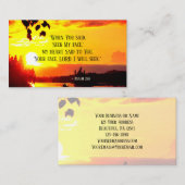 Carte De Visite Psaume 27:8 Ton Éternel Visage Je Chercherai La Bi (Devant / Derrière)