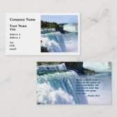 Carte De Visite Psaume 42:7 (Devant / Derrière)