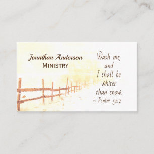 Carte De Visite Psaume 51:7 Wash me and I shall be whiter than sno