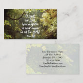 Carte De Visite Psaume 8:9 Ô Seigneur, Comment Majestic est votre (Devant / Derrière)